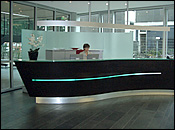 Max-Planck-Institut, Empfangstresenanlage